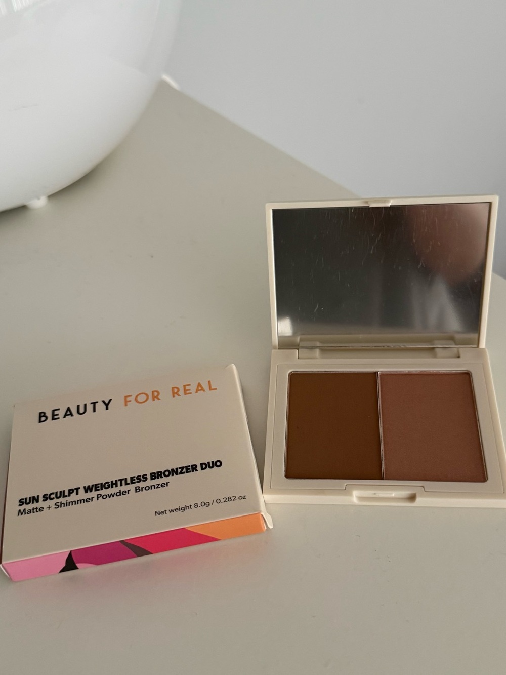 NIB Beauty For Real Sun Sculpt Weightless Bronzer Duo